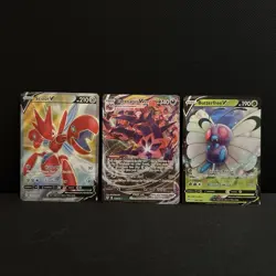 Pokemon TCG Darkness Ablaze Lot - Butterfree #1, Scizor #183, Eternatus #117 - Image 1