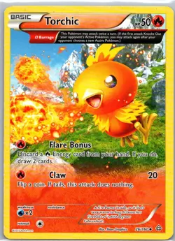 Pokemon TCG Torchic 26/160 Primal Clash MP - Image 1