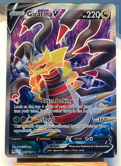 Giratina V 185/196 Full Art Holo – 2022 Pokemon Lost Origin - NM/M - Image 1
