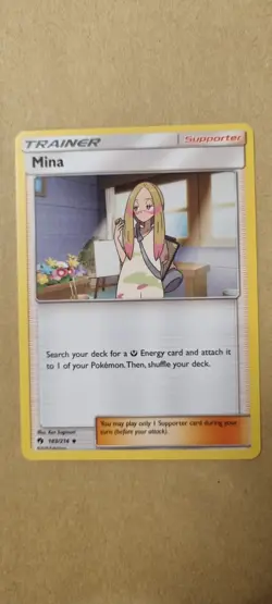 Mina - Pokemon TCG - LP - Uncommon - Lost Thunder - Free UK P&P - Image 1