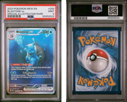 2023 POKEMON MEW EN-151 200 BLASTOISE EX SPECIAL ILLUSTRATION RARE PSA: MINT 9 - Image 2