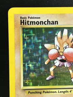 Pokemon TCG - Hitmonchan MP Holo Rare 7/102 | Base Set - Image 3