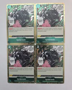 Spiderweb R OP04-035 - Kingdoms Of Intrigue - One Piece TCG (Playset) - Image 1