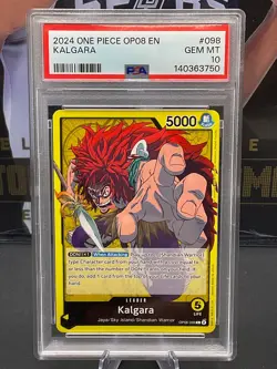 2024 One Piece English OP08-098 Kalgara PSA 10 GEM MINT - Image 1