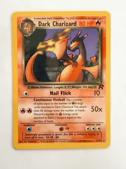 Dark Charizard 1995 Non-Holo 21/82 Pokemon Card - Image 1