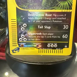 Tyranitar - 40/147 - Pokemon Aquapolis 2002 Reverse Holo Rare Card NM-LP - Image 3