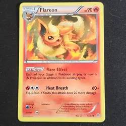Flareon 13/98 Non-Holo Uncommon XY Ancient Origins Pokemon Card LP Free Ship! - Image 1