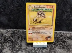 Pokemon Gym Challenge 36/132 Brock's Sandslash Trading Card - Image 1
