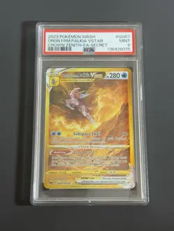 Origin Forme Palkia VSTAR GG67/GG70 Secret Rare Pokemon TCG Card PSA 9 Mint - Image 1