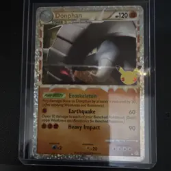 Pokemon Card Donphan 107/123 Celebrations Classic Collection Holo Rare - Image 1