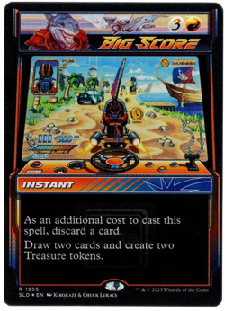 Big Score 1955 Rainbow Foil Borderless Secret Lair MTG Near Mint - Image 1