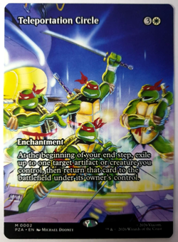 Teleportation Circle - Borderless Mythic - MTG TMNT PZA - 0002 NM - Image 1