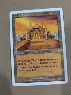 City of Brass - MTG - Seventh Edition - LP - Image 1