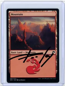 Mountain Signed Artist Proof MTG - Image 1