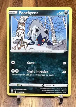 Poochyena 095/189 Non Holo SWSH Astral Radiance Pokemon Card NM - Image 1
