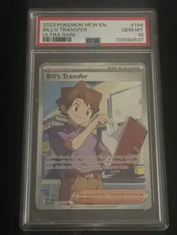 Bill's Transfer 194/165 Pokemon Scarlet & Violet 151 Ultra Rare PSA 10 - Image 3
