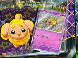 Pokemon Paldean Fates 3 Pack Blister Tech Sticker Collection Lot x4 Sealed - Image 2