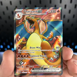 Pokemon TCG - S&V 151 - 183/165 Charizard ex - Ultra Rare NM/M Full Art Lizardon - Image 1