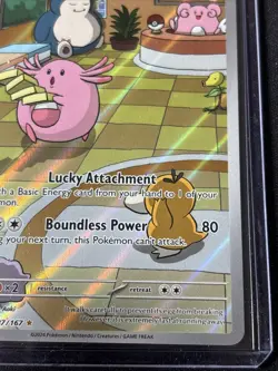 Pokemon Tcg Chansey 187/167 Twilight Masquerade -Illustration Rare Pack Fresh - Image 4