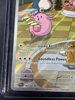 Pokemon Tcg Chansey 187/167 Twilight Masquerade -Illustration Rare Pack Fresh - Image 5