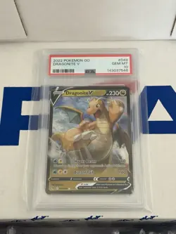 PSA 10 Dragonite V 049/078 Pokemon GO Holo - Image 1