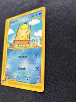 Pokemon Psyduck Aquapolis 104/147 50 HP Common Regular Card English - Image 3