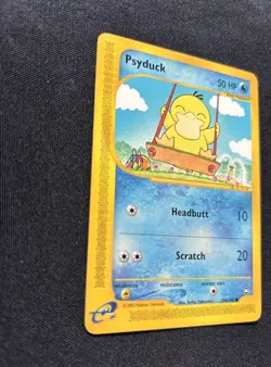 Pokemon Psyduck Aquapolis 104/147 50 HP Common Regular Card English - Image 4