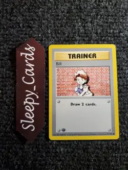 Pokemon TCG | Bill 91/102 | Base Set 1st Edition | NM - Image 1