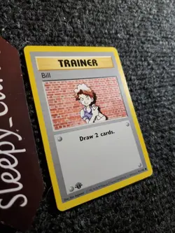 Pokemon TCG | Bill 91/102 | Base Set 1st Edition | NM - Image 3