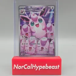 2025 Pokemon Phantasmal Flames TCG WIGGLYTUFF 105/094 Full Art Illustration SIR - Image 1