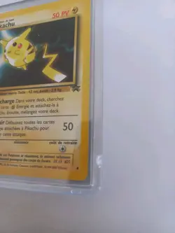Carte Pokemon Pikachu 4 Promo PCA 8 - Black Star Francais Wizards - Image 3