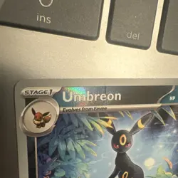 Pokemon TCG SV Promos (Gamestop Stamp) #130/197 Umbreon CREASE - Image 3