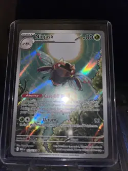 Ninjask 137/132 Pokemon TCG ME01: Mega Evolution Illustration Rare Holo NM - Image 1