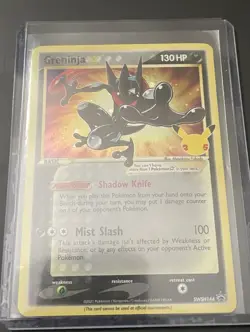 Pokemon Greninja Star SWSH144 NM Black Star Promo Celebrations - Image 1