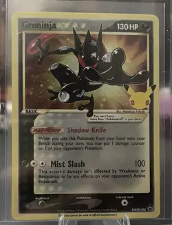 Pokemon Greninja Star SWSH144 NM Black Star Promo Celebrations - Image 3