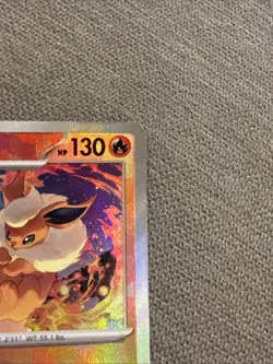 Flareon 13/131 Pokemon TCG S&V Prismatic Evolutions Pokeball Rare Holo NM - Image 3