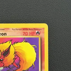 Pokemon TCG Flareon Jungle 19/64 Rare Unlimited - MP - Image 3