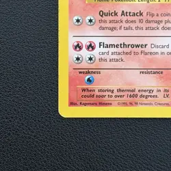 Pokemon TCG Flareon Jungle 19/64 Rare Unlimited - MP - Image 5