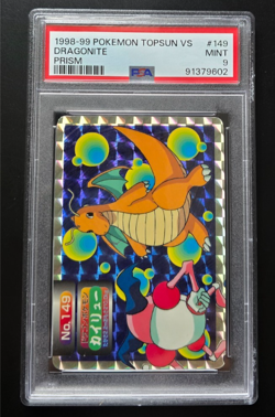 1998-99 Pokemon Topsun vs Dragonite Prism #149 graded PSA 9 - Image 2
