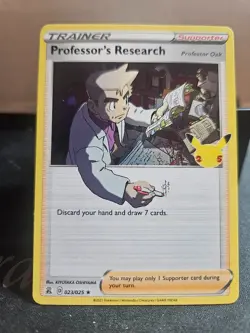 Professor's Research 023/025 Holo Rare | Pokemon Celebrations 25th Anniversary - Image 1