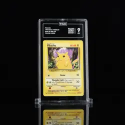 Pikachu 58/102 - Yellow Cheeks – Base Set – TAG 9 MINT – Vintage WOTC Pokemon - Image 1
