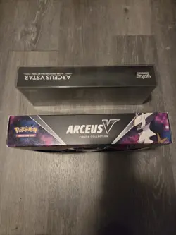 Arceus VSTAR Ultra Premium Collection + Arceus V Figure Collection Boxes Sealed - Image 3