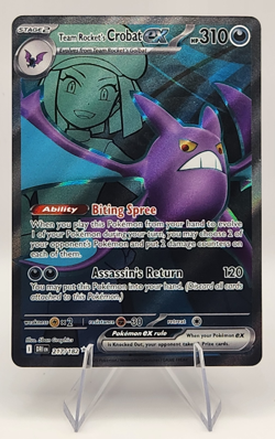 Pokemon TCG Team Rockets Crobat EX Destined Rivals 217/182 Ultra Rare NM - Image 1