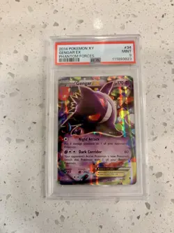 Pokemon TCG Gengar EX Phantom Forces 2014 34/119 PSA Graded 9 - Image 1