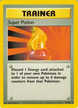 Super Potion #90 Base Set Pokemon TCG 1999 - Image 1