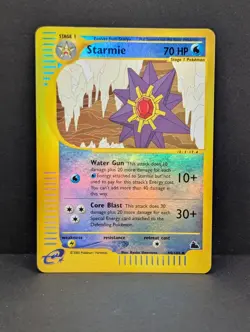 Starmie - 44/144 - Rare - Reverse Holo Pokemon TCG - Skyridge Nintendo LP+ - Image 1