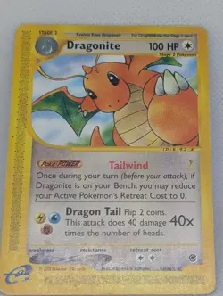 Dragonite 043/165 Expedition Base Set Non-Holo Rare Pokemon TCG Nintendo MP - Image 3