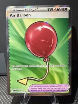 Pokemon Mega Evolution Air Ballon 166/132 Ultra Rare Full Art NM Condition - Image 1