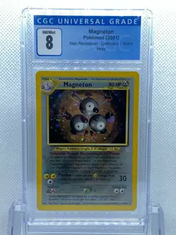 Pokemon (2001) Magneton Neo Revelation #10/64 CGC 8 NM+ - Image 1