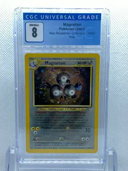 Pokemon (2001) Magneton Neo Revelation #10/64 CGC 8 NM+ - Image 3